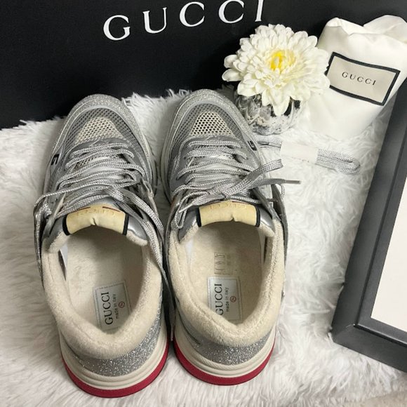 GUCCI ULTRA PACE LOW TOP SNEAKERS - Authentic - Picture 4 of 14